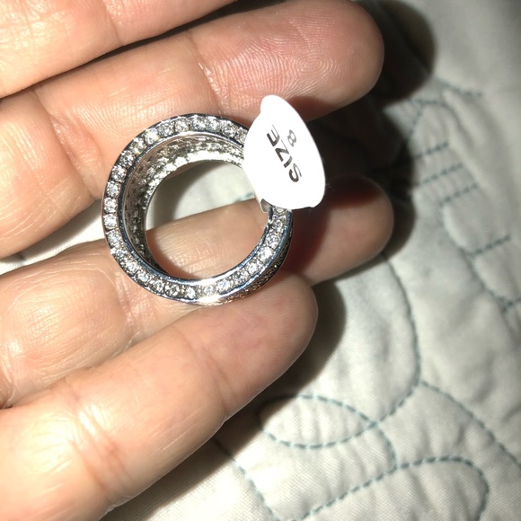 Beautiful ring white gold filled Swarovski - Picture 5 of 6